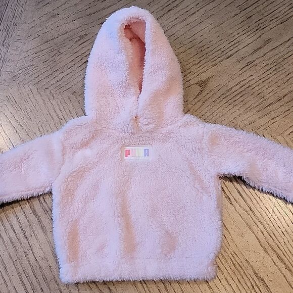 2t Cozy pink Puma hooded sweater 💝 - Picture 1 of 7